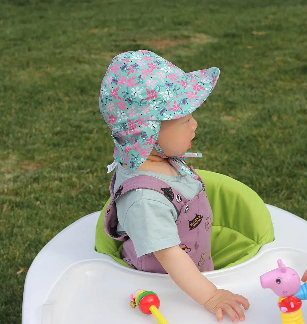 Baby Sun Hat UK Adjustable SPF50+ Kids Summer Cap