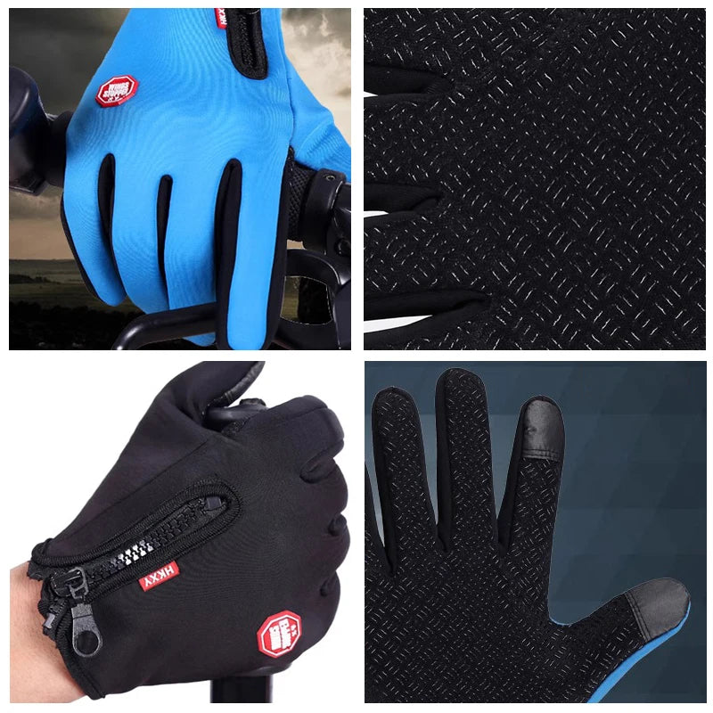 Winter Touchscreen Gloves Windproof Anti-Slip Cycling Driving Gloves