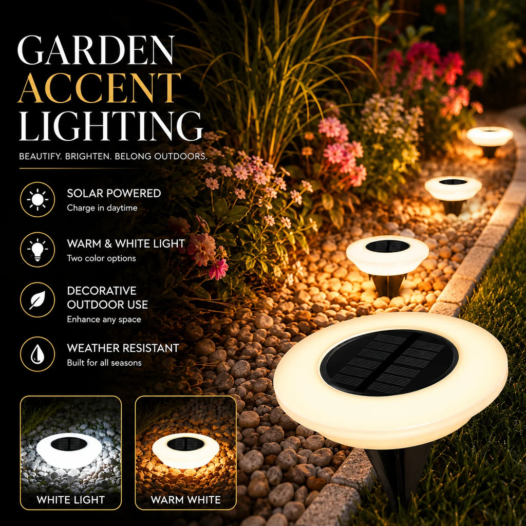 14 LED Solar Ground Lights