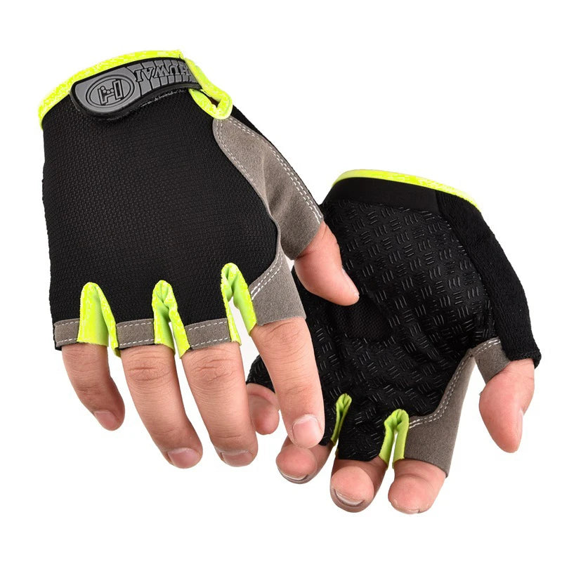 Half Finger Gym & Cycling Gloves Anti-Slip Breathable