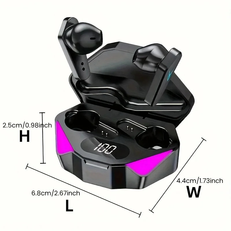 TWS Wireless Bluetooth Earbuds LED Display Noise Cancelling Headset X15