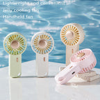 MEET SUN Mini Handheld Fan UK 3-Speed USB Rechargeable