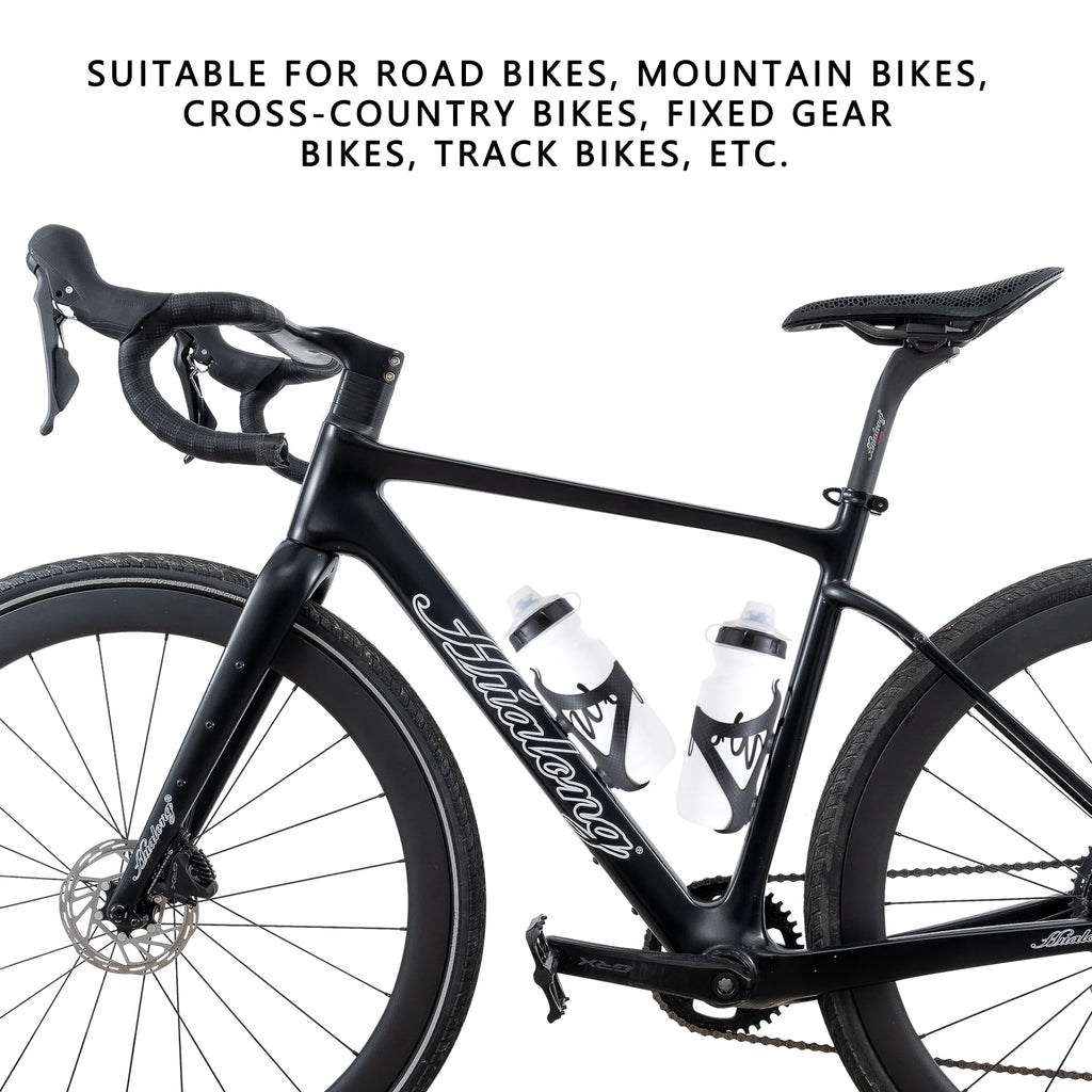 Bike Water Bottle Cage Lightweight Nylon Carbon Fiber Holder MTB