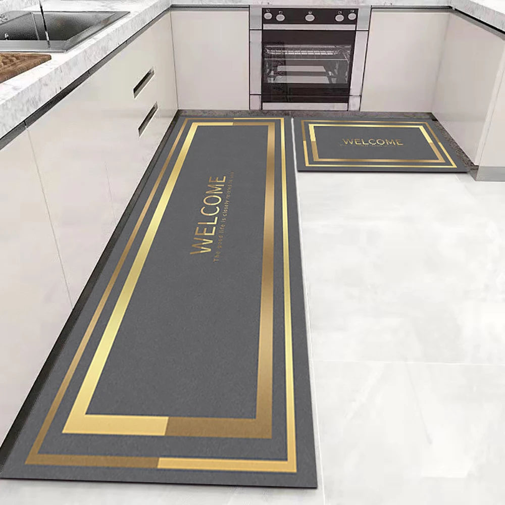 Kitchen Floor Mat UK Soft Washable Anti-Slip Area Rug