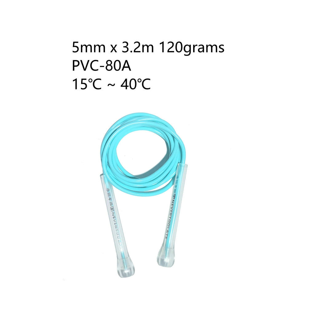 PVC Speed Jump Rope NeverTooLate Tangle Free Crossfit Fitness Rope