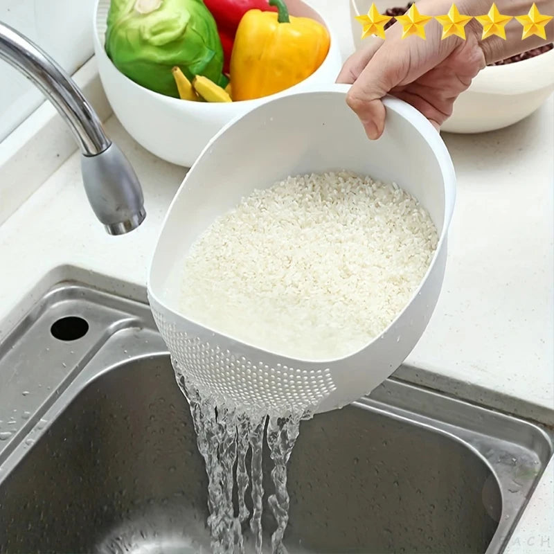 Rice Drain Basket Fruit & Vegetable Strainer Main image