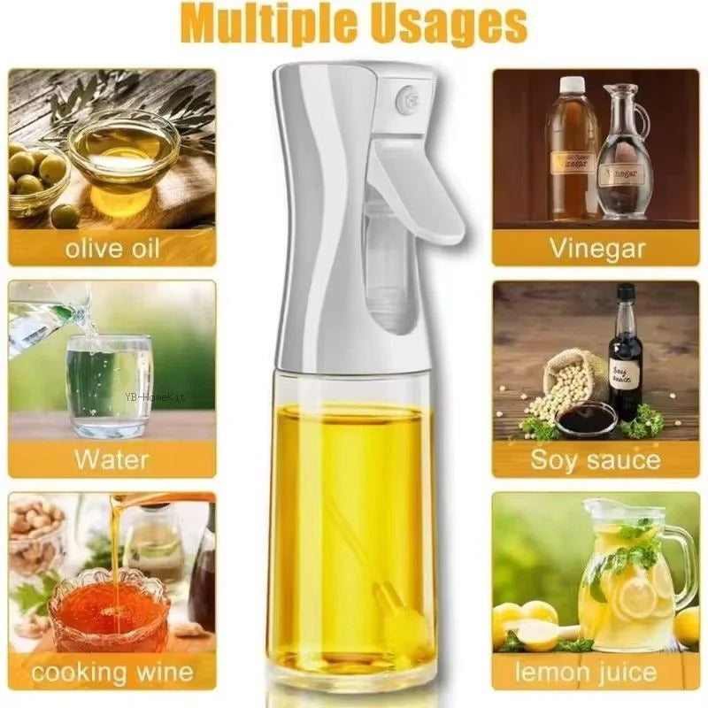 Oil Spray Bottle for Cooking Olive Oil & Vinegar Mist Sprayer