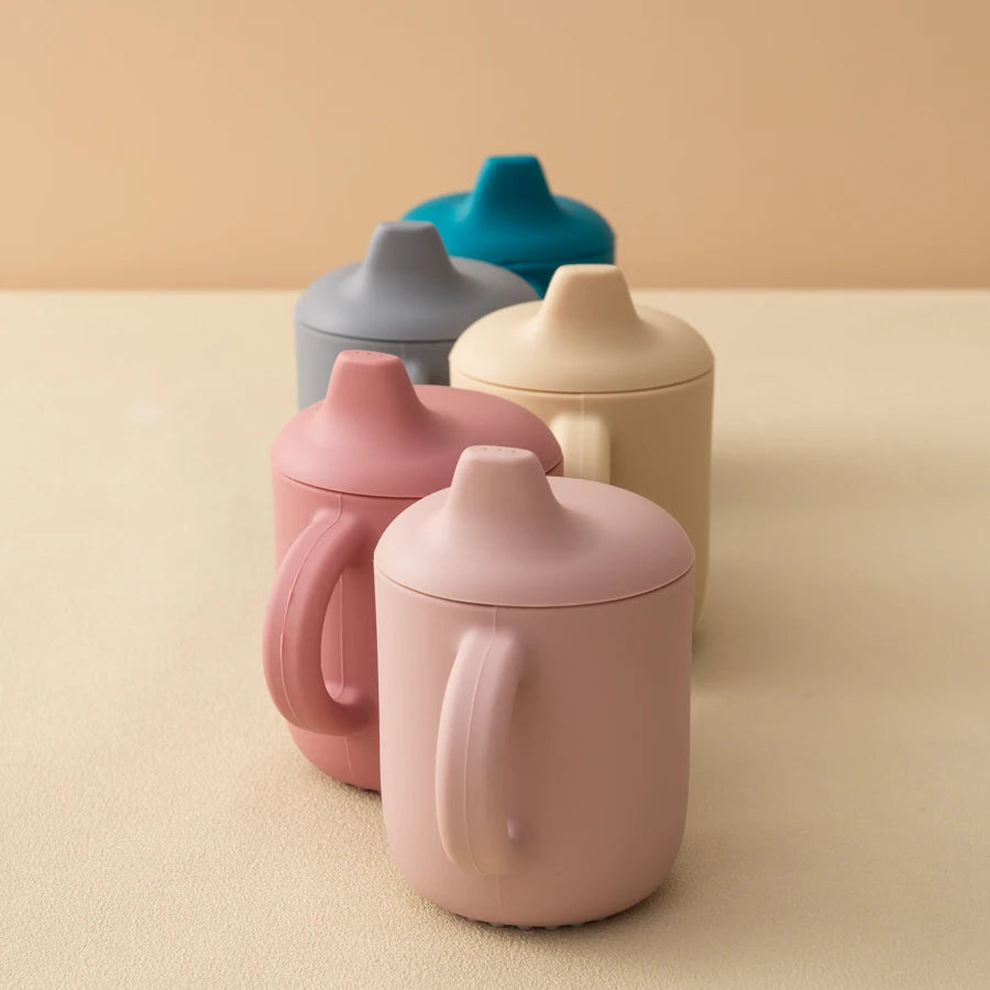 Baby Silicone Straw Cup Snack Container BPA Free