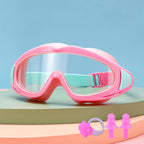 Kids Swimming Goggles Anti-Fog UV Protection Wide View