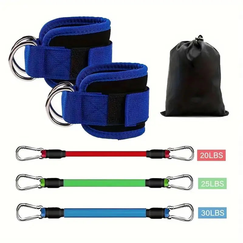 6pcs Leg Resistance Bands Set for Glute Hip and Fitness Training