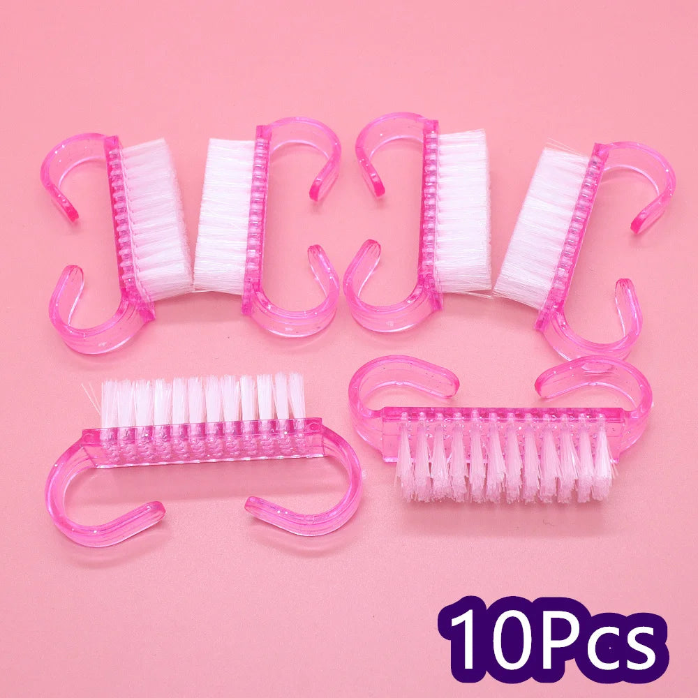 Acrylic Nail Art Brush Set Dust Removal Cleaning Manicure Tools