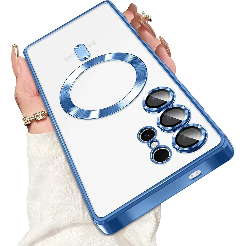 Luxury Magnetic MagSafe Case for Samsung Galaxy S21 S23 S24 S25 S26