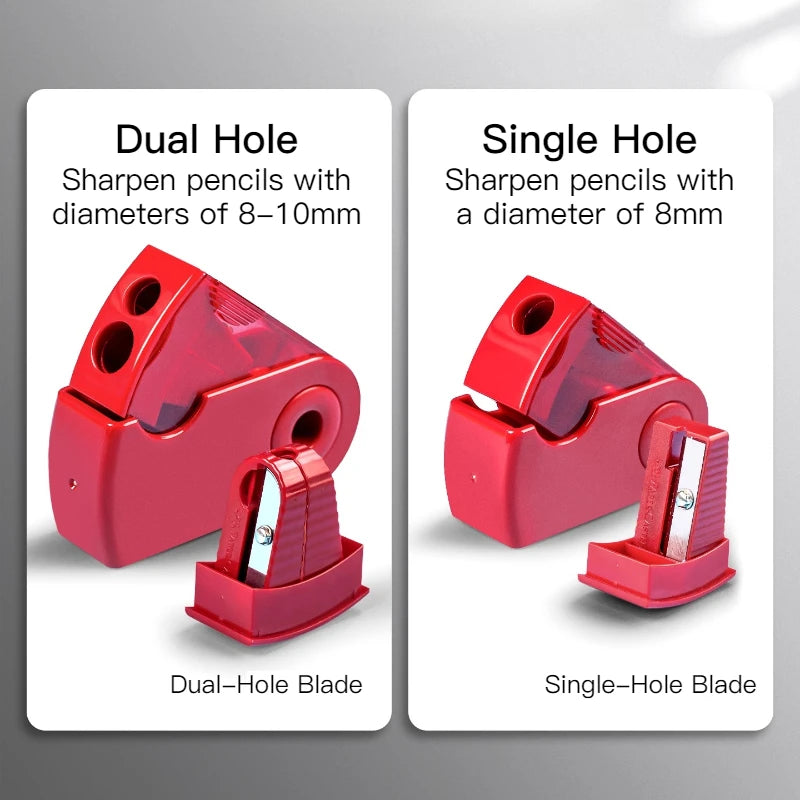 FABER-CASTELL Mini Pencil Sharpener Dual Hole Portable Sharpener