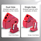FABER-CASTELL Mini Pencil Sharpener Dual Hole Portable Sharpener