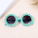 Kids Flower Sunglasses | Cute Daisy Round Shades for Children
