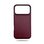 Premium Epsom Leather Case for iPhone 17 16 15 14 13 Pro Max Cover