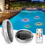 Solar Rechargeable Floating Pool Lights with Remote