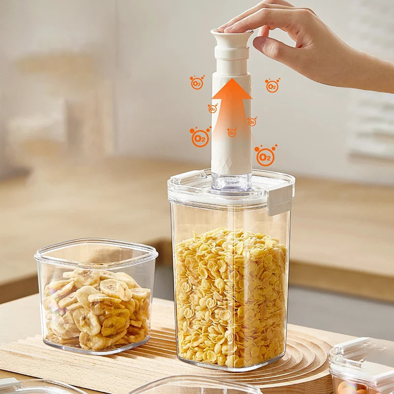 Vacuum Sealed Coffee Storage Jar Airtight Canister for Coffee, Tea & Cereals Secondary image