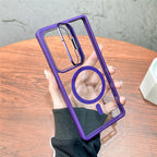 MagSafe Fold Lens Stand Case for Samsung Galaxy S22 S23 S24 S25 S26
