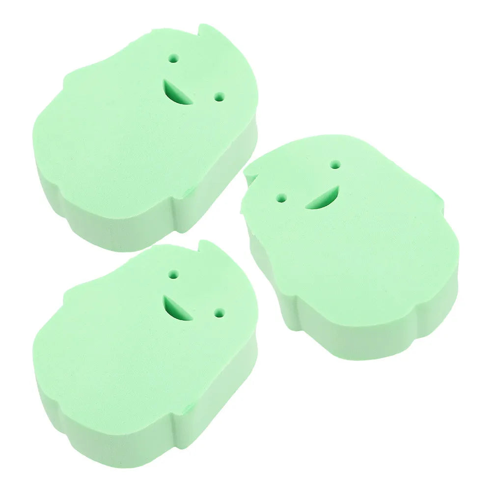 3PCS Baby Penguin Bath Sponge Soft Loofah for Newborns & Toddlers