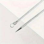 Stainless Steel Blackhead Remover Tool – Acne Pore Extractor Needle