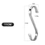 4Pcs Stainless Steel S Hooks Heavy Duty Kitchen Hanging Hooks