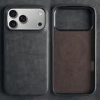 Premium Leather Business Case for iPhone 17 Air 16 15 14 13 12 Pro Max
