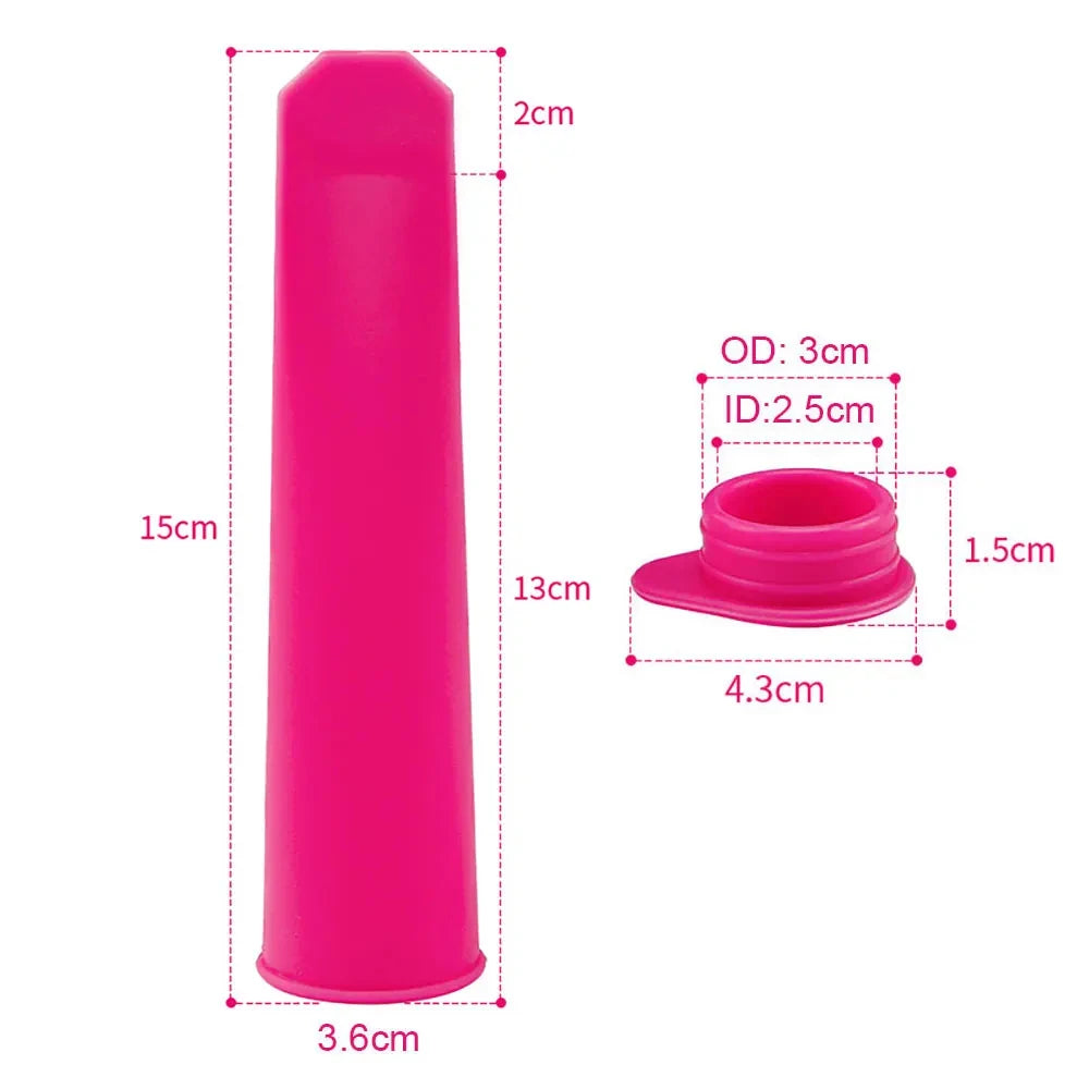 Silicone Popsicle Maker Mold – DIY Ice Lolly & Ice Cream Freezer Tray