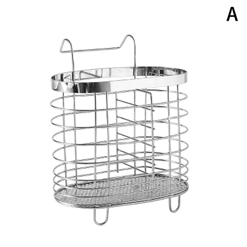 Stainless Steel Cutlery Holder Hanging Drainer