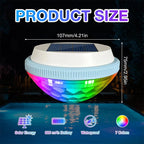 Solar Floating Pool Light 7 Color Waterproof LED Lamp