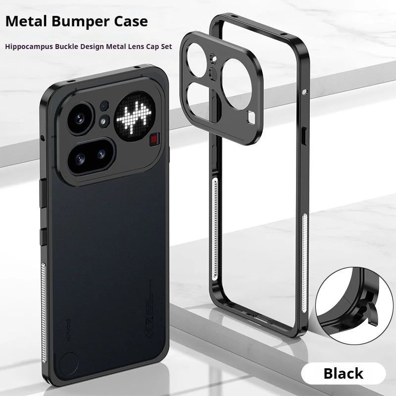 Aluminum Metal Bumper Case for Nothing Phone 4A Pro 3A Pro Lite