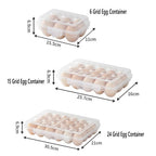 Portable Egg Storage Box Fridge Egg Holder