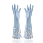 Reusable Rubber Cleaning Gloves Waterproof Non-Slip
