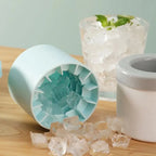 Silicone Round Ice Cube Mold DIY Ice Maker Tray for Drinks & Bar Use