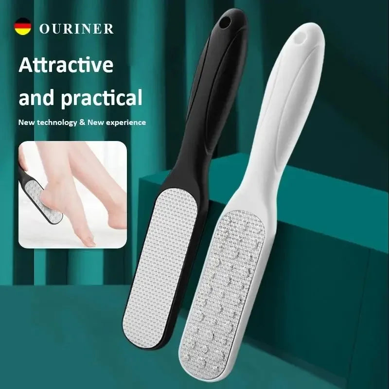 Premium Stainless Steel Double-Sided Foot File & Callus Remover Tool