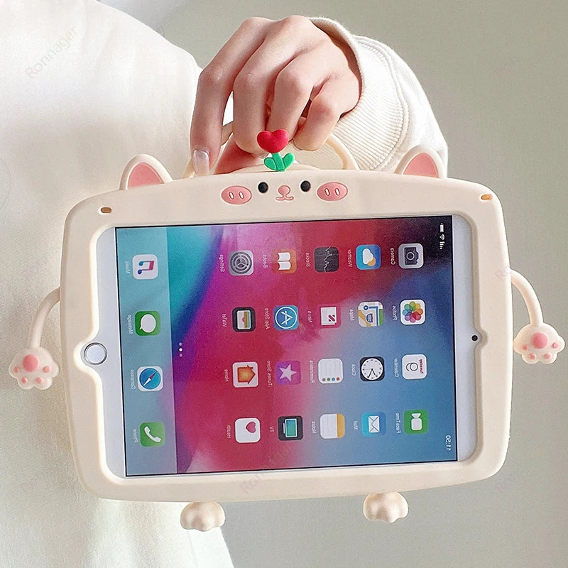 Cartoon Horse iPad Case A19 A16 12th 10th Air 4 5 Pro 11 Cover
