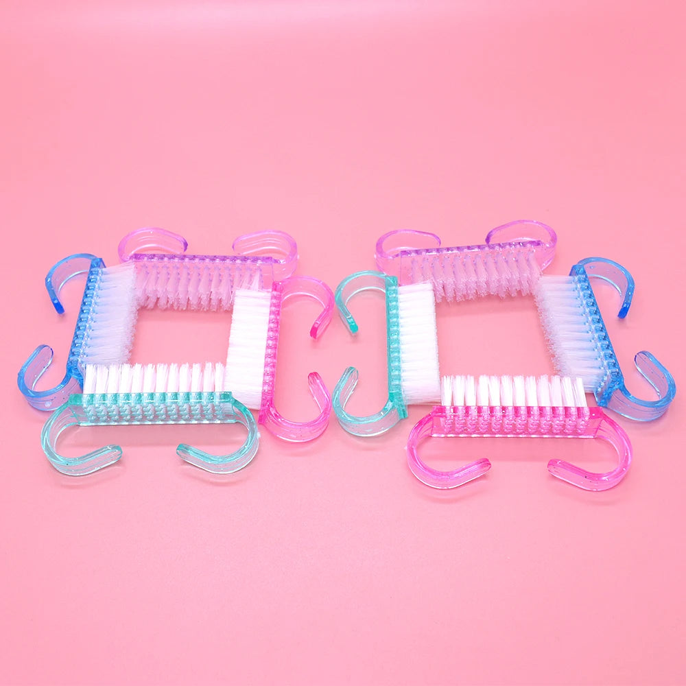 Acrylic Nail Art Brush Set Dust Removal Cleaning Manicure Tools