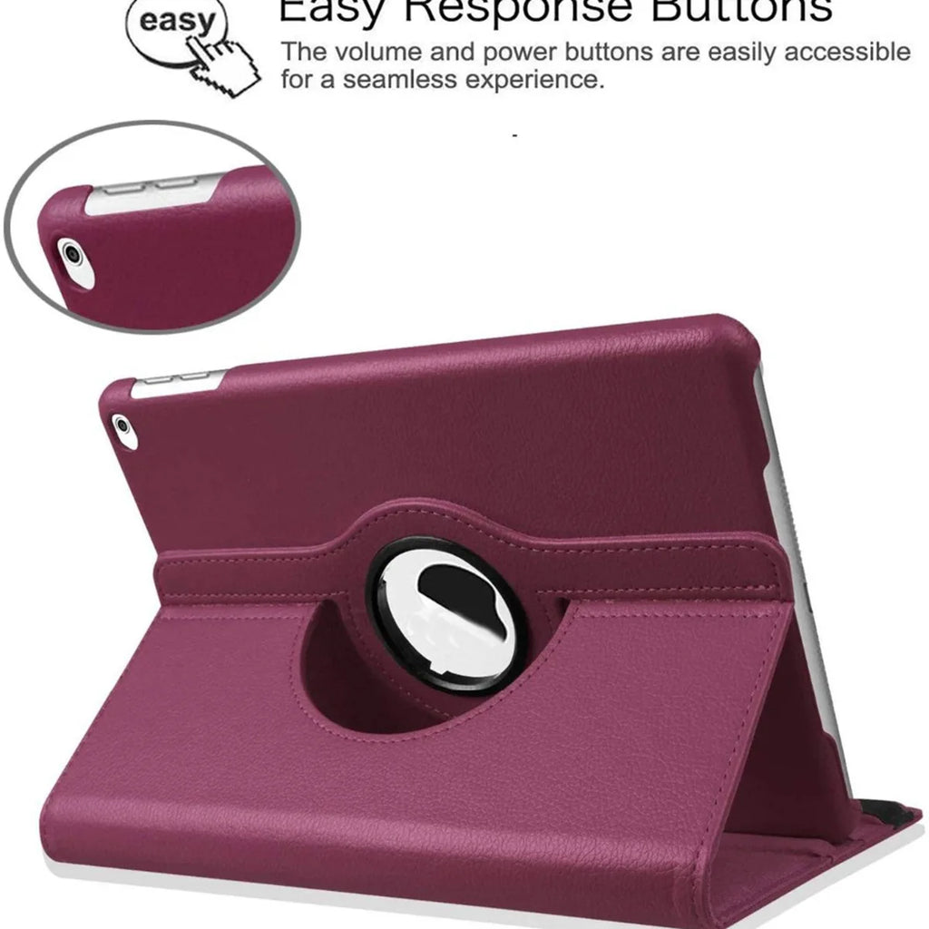 Rotating Leather Stand Case for iPad Air Pro Mini 10.2 10.9 12.9 Cover