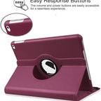 Rotating Leather Stand Case for iPad Air Pro Mini 10.2 10.9 12.9 Cover