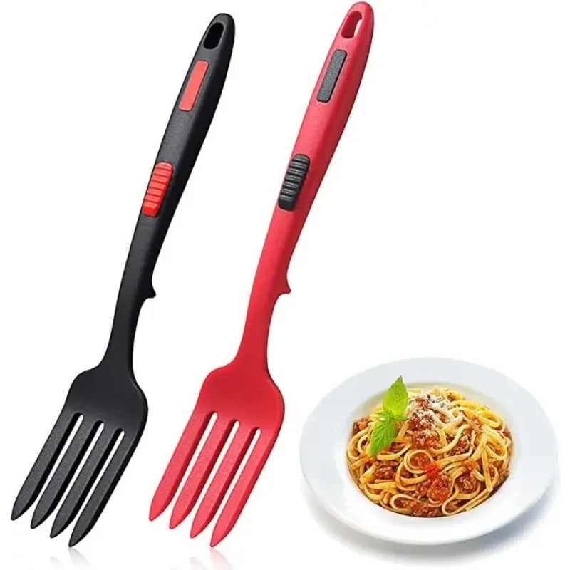 Silicone Flexible Fork Heat Resistant Cooking & Noodle Fork Tool