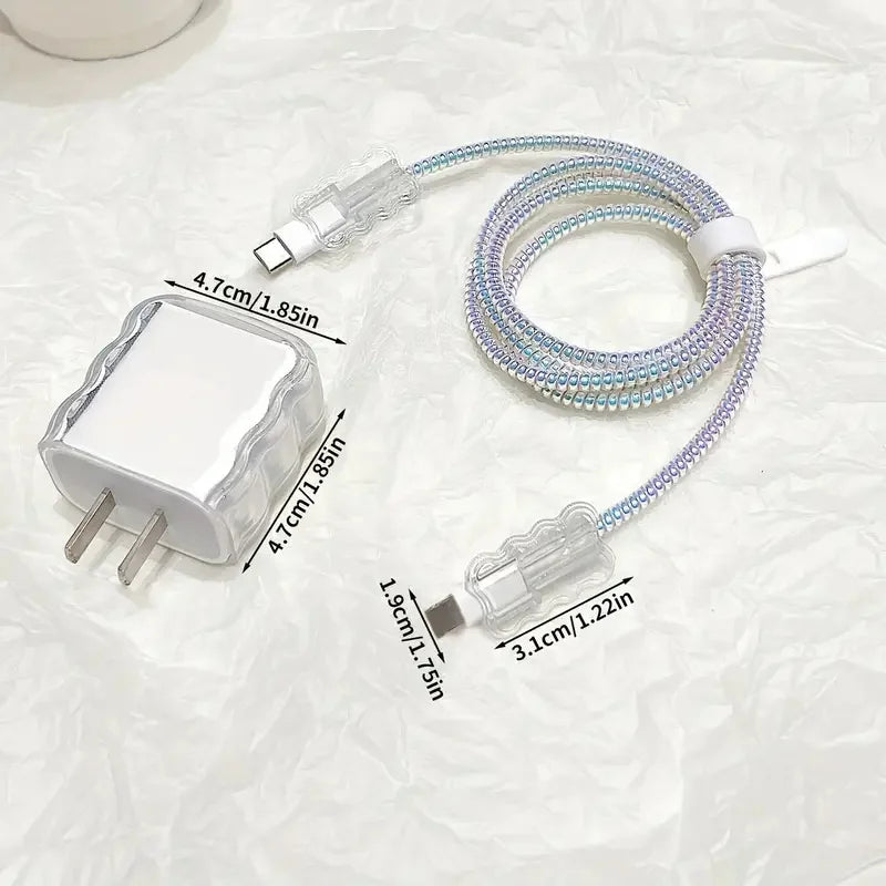 Transparent Charger Case for iPhone 18W/20W
