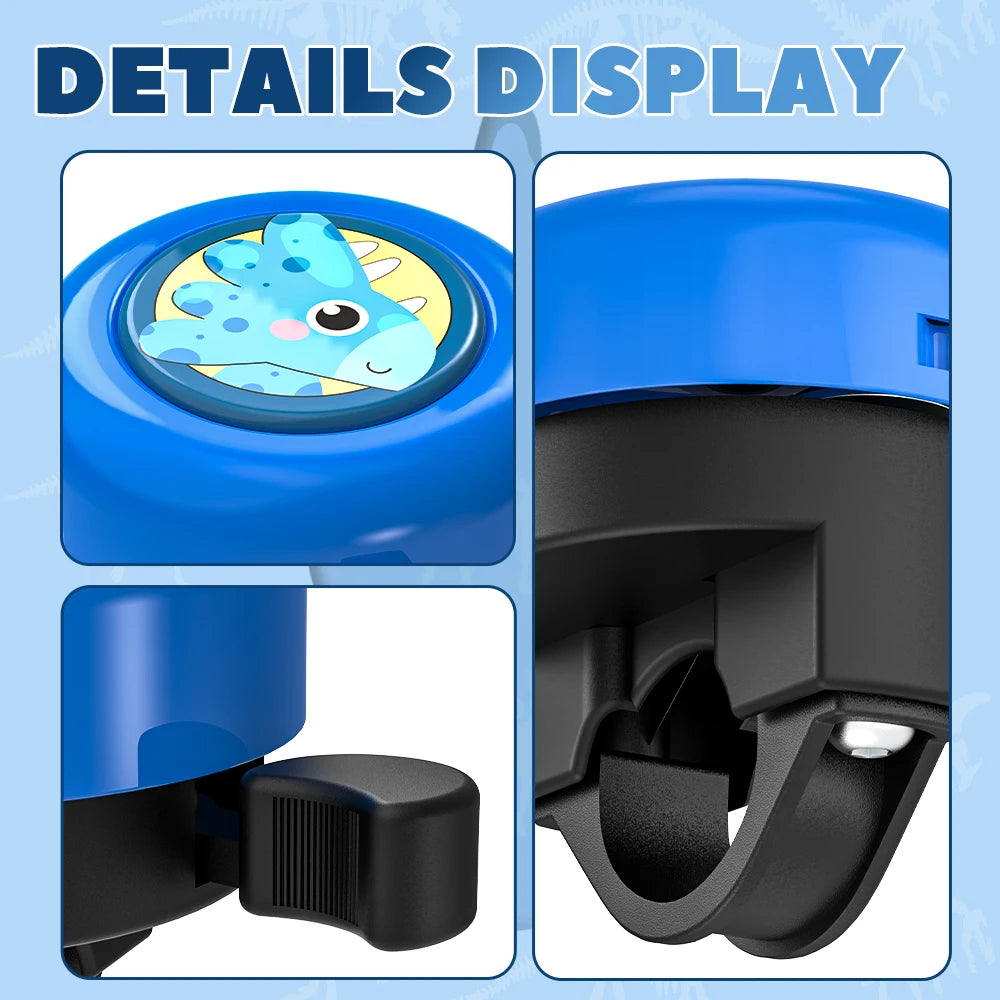 Kids Bicycle Bell Cute Mini Cycling Ring Alarm for Scooter & Tricycle