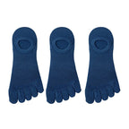 Men’s Toe Socks Breathable Anti Sweat Casual Finger Socks 3 Pairs