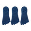 Men’s Toe Socks Breathable Anti Sweat Casual Finger Socks 3 Pairs
