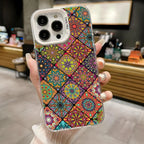 Iridescent Mandala TPU Case for iPhone 17 16 15 14 13 12 Pro Max Cover