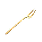 Stainless Steel Fruit Fork Dessert, Salad & Cocktail Pickle Fork Tableware