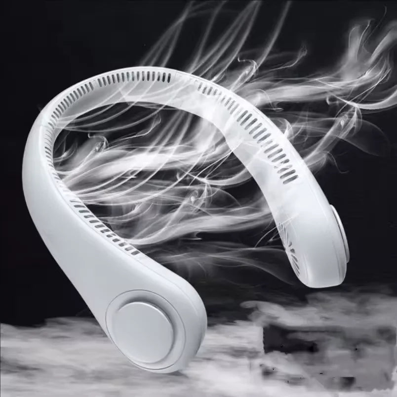 Hands-Free Neck Fan UK USB Rechargeable Bladeless Cooling Fan