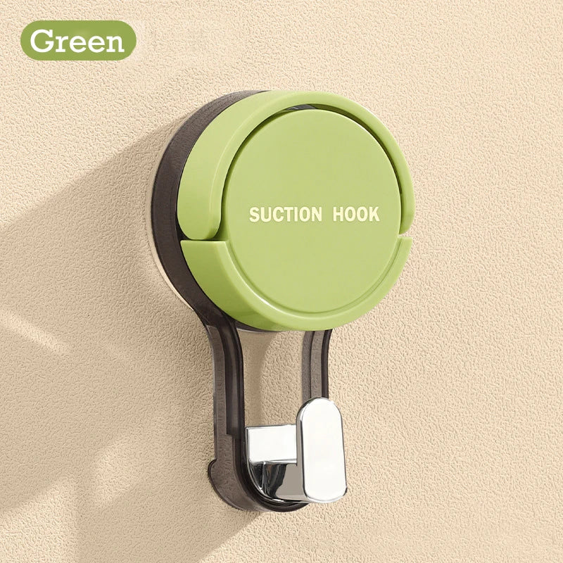 Suction Cup Wall Hooks Reusable No-Drill Towel & Clothes Hooks