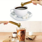Small Gold Serving Tongs – Stainless Steel Mini Buffet & Appetizer Tongs