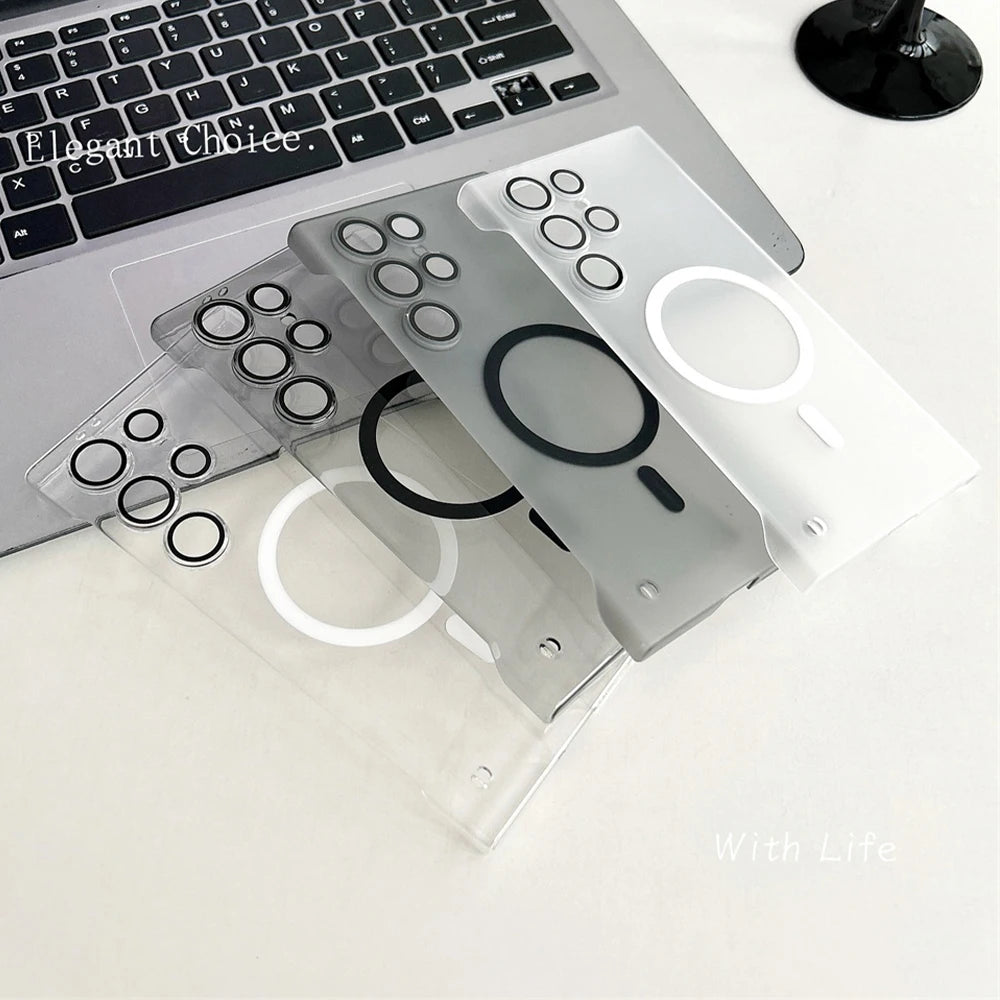 Ultra Slim MagSafe Clear Case for Samsung Galaxy S22 S23 S24 S25 S26 Main image